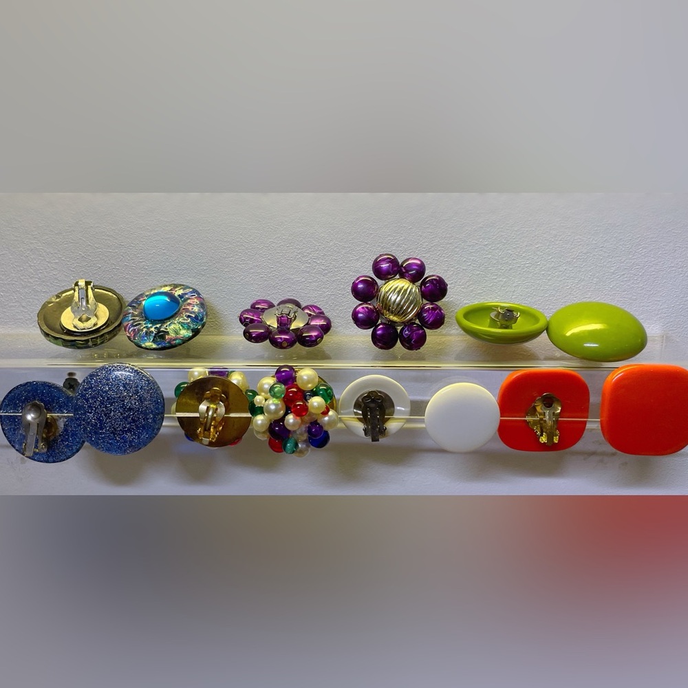 Vintage 90’s Pop Colors Earrings Set